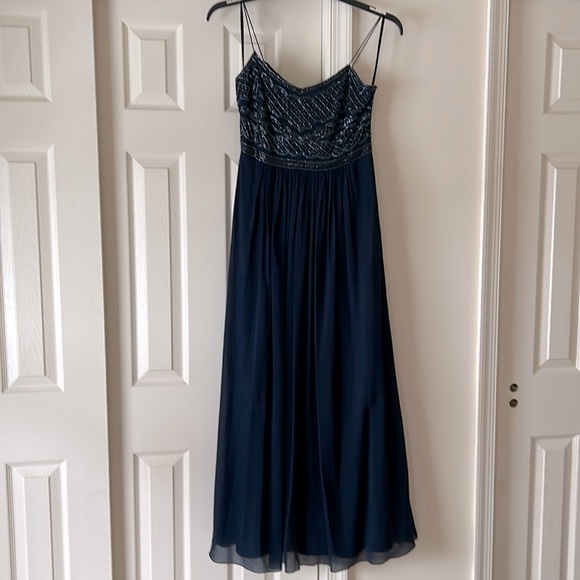Adrianna Papell Dresses & Skirts - Adrianna Pappel Navy Evening Dress Size 6